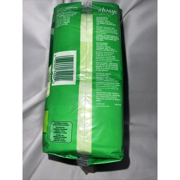 Always‎ Ultra Thin Long Pads Without Wings Heavy 40 ct. - Picture 4 of 5